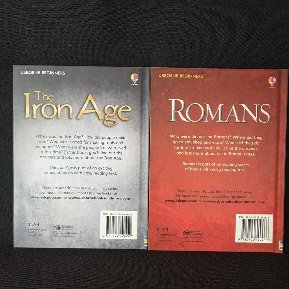 Usborne Beginners History 10 Hardback Books Collection Box Set Ages 4-7